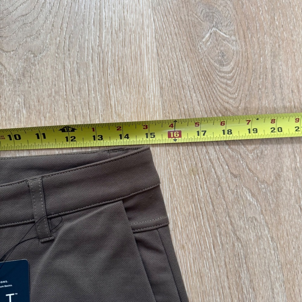 BYLT Everyday Pant 2.0 Textured Mens 31 Dark Taupe Stretch Performance Trousers - Picture 6 of 9